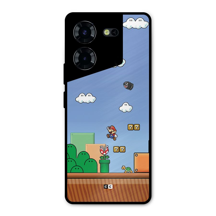 Super Plumber Metal Back Case for Tecno Pova 5 Pro 5G