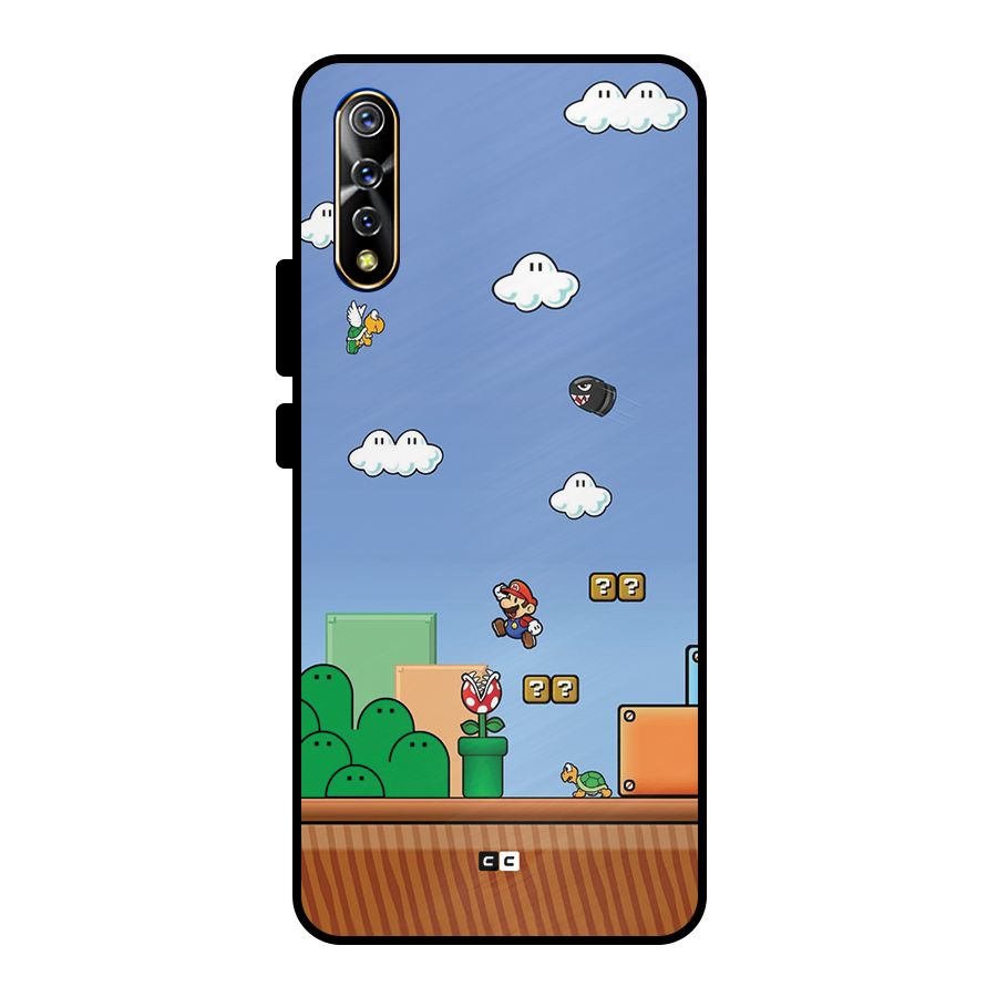 Super Plumber Metal Back Case for Vivo S1