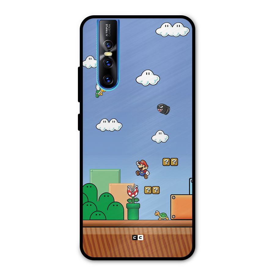 Super Plumber Metal Back Case for Vivo V15 Pro