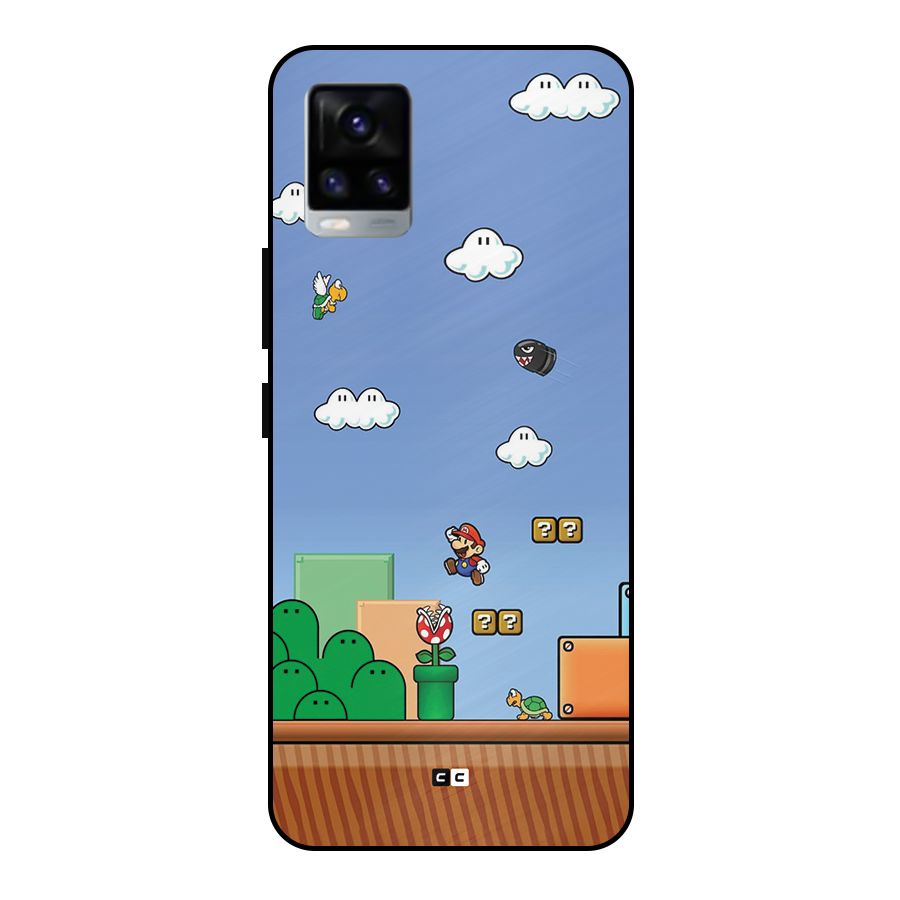Super Plumber Metal Back Case for Vivo V20
