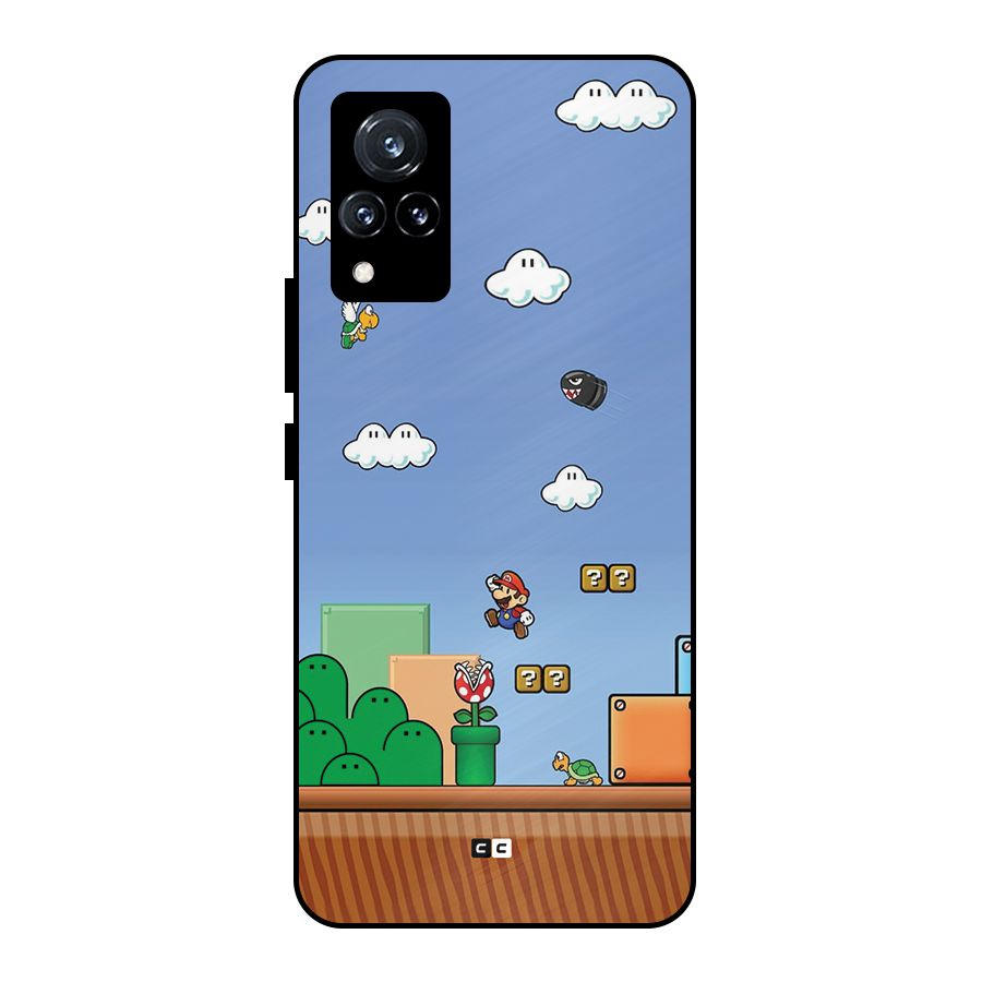 Super Plumber Metal Back Case for Vivo V21 5G