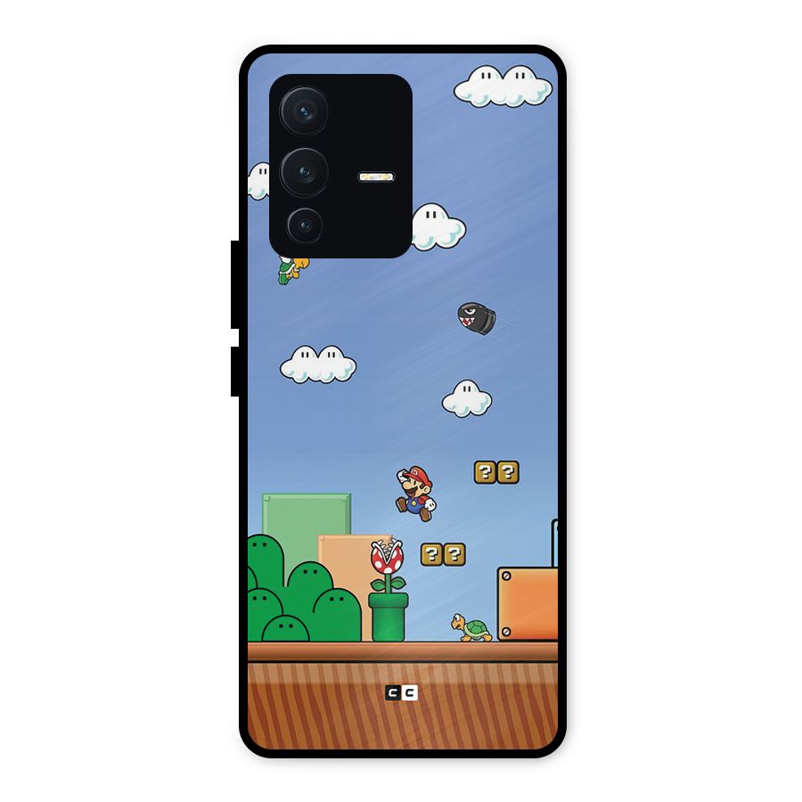 Super Plumber Metal Back Case for Vivo V23 5G
