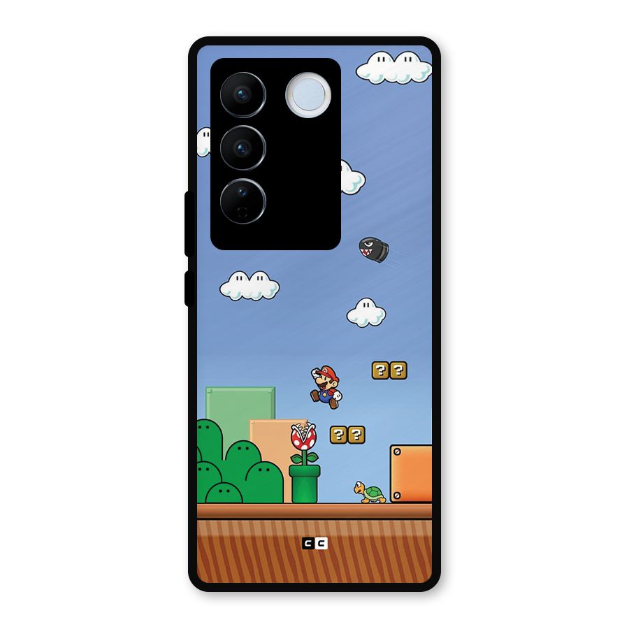 Super Plumber Metal Back Case for Vivo V27