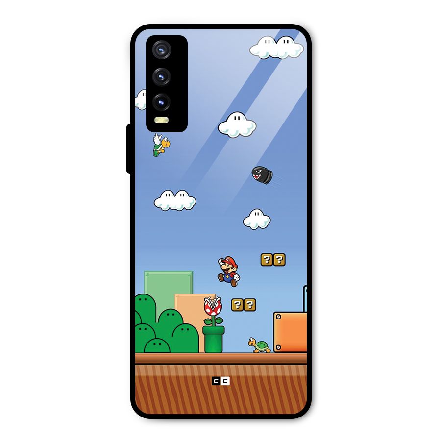 Super Plumber Metal Back Case for Vivo Y20g