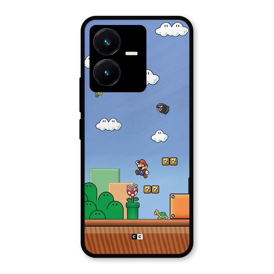 Super Plumber Metal Back Case for Vivo Y22