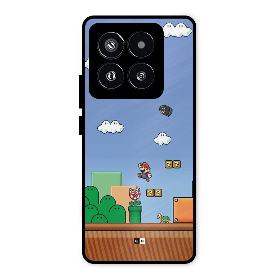 Super Plumber Metal Back Case for Xiaomi 14 Pro