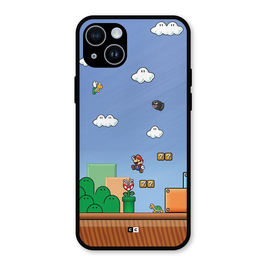 Super Plumber Metal Back Case for iPhone 14