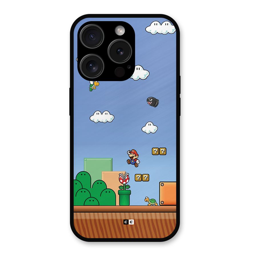 Super Plumber Metal Back Case for iPhone 15 Pro