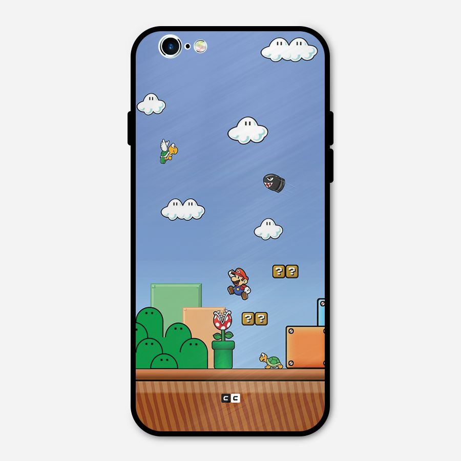 Super Plumber Metal Back Case for iPhone 6 6s
