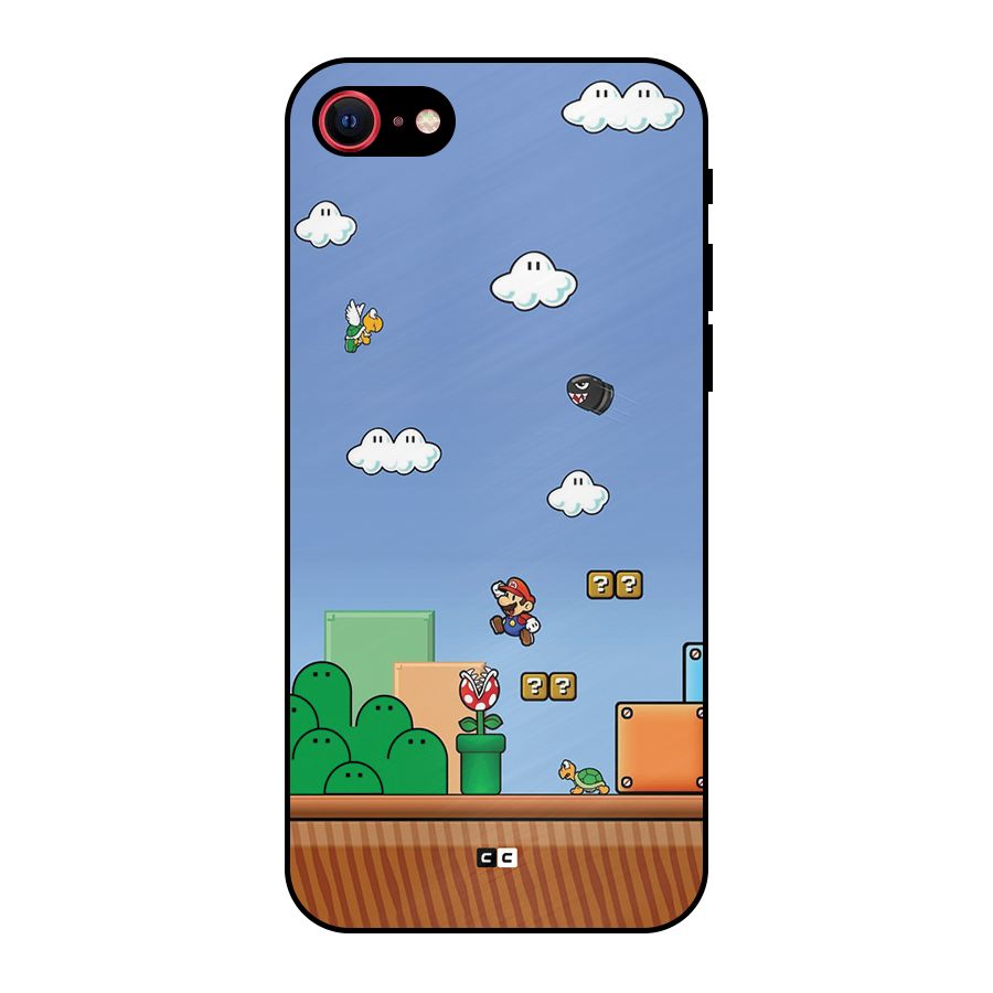 Super Plumber Metal Back Case for iPhone SE 2022