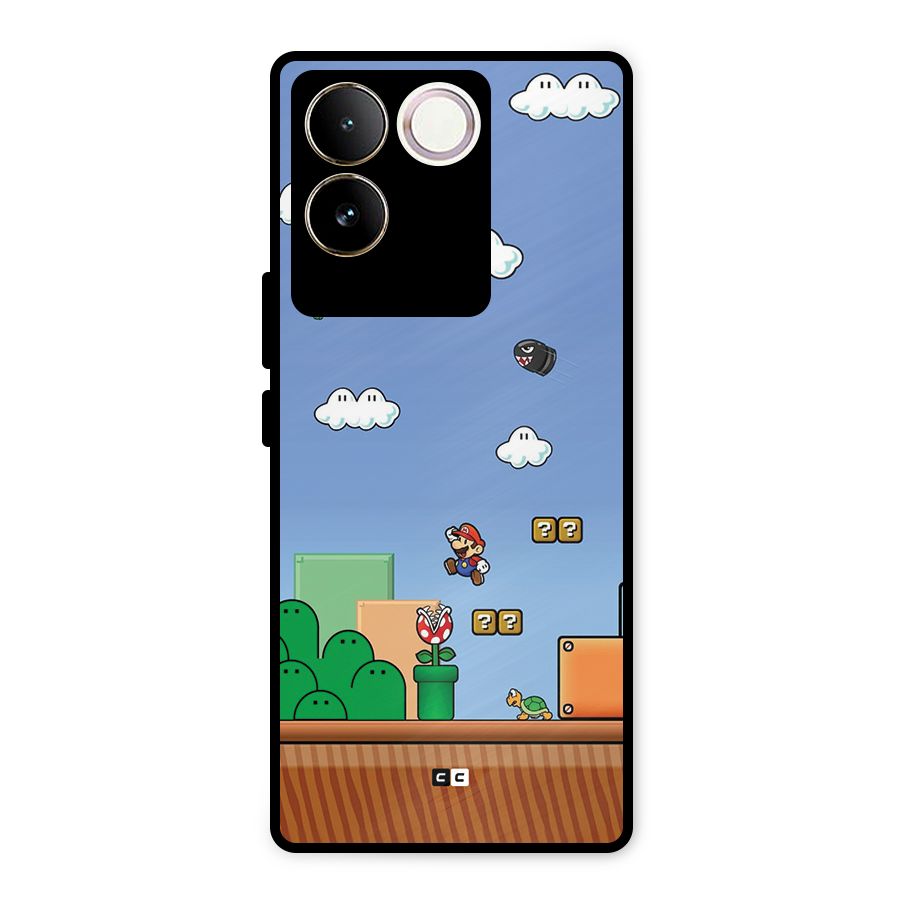 Super Plumber Metal Back Case for iQOO Z7 Pro