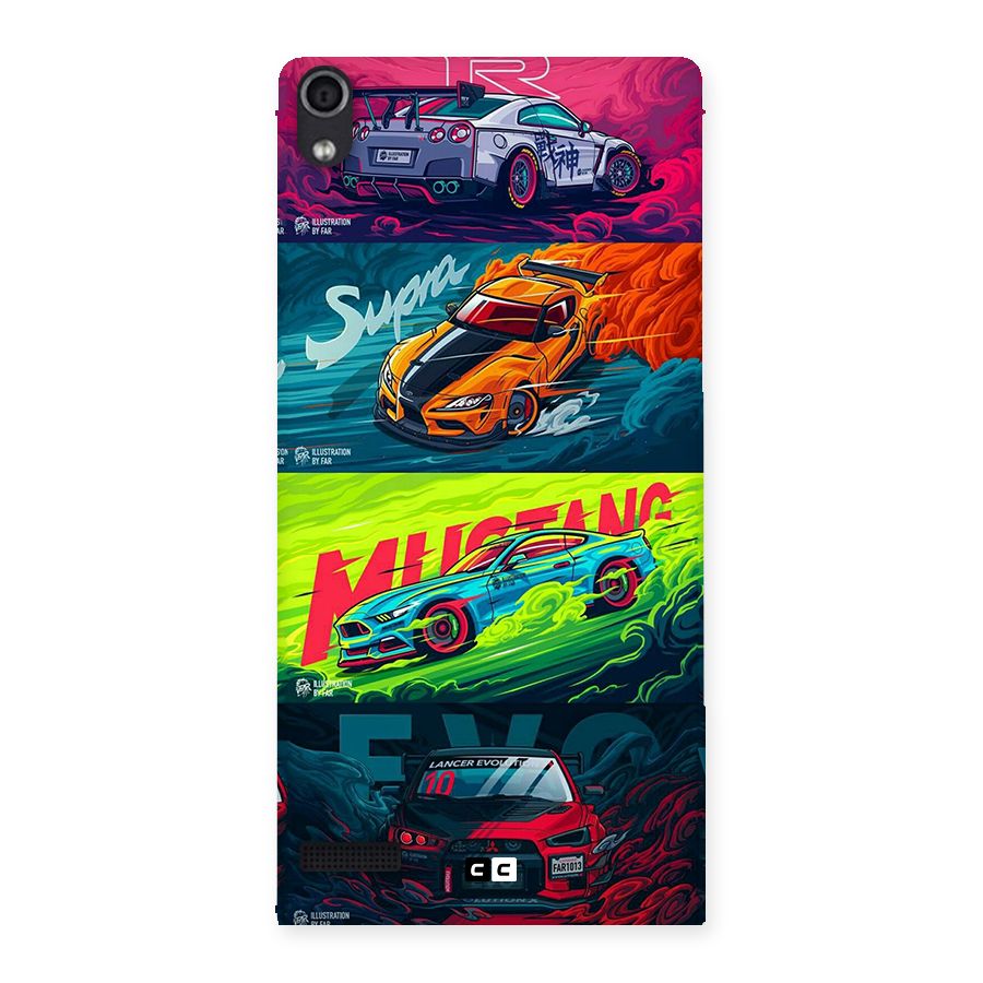 Super Racing Car Back Case for Ascend P6