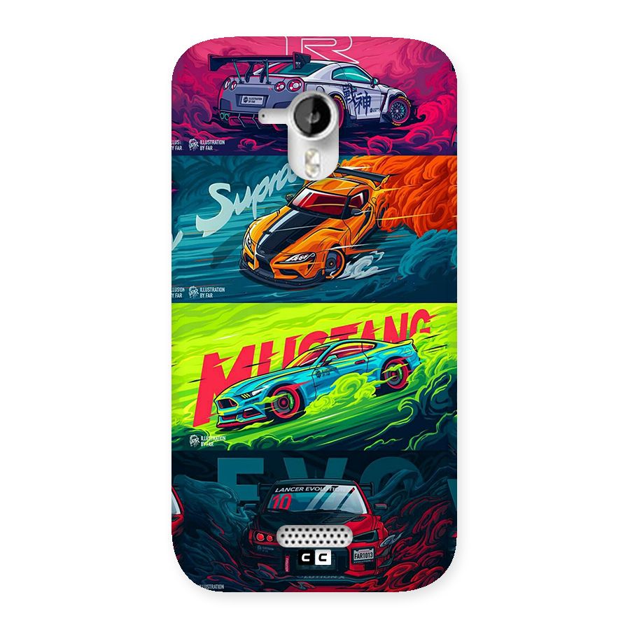Super Racing Car Back Case for Canvas HD A116