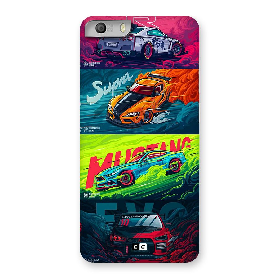 Super Racing Car Back Case for Canvas Knight 2