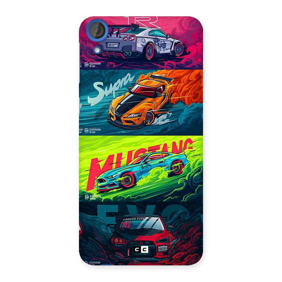 Super Racing Car Back Case for Desire 820
