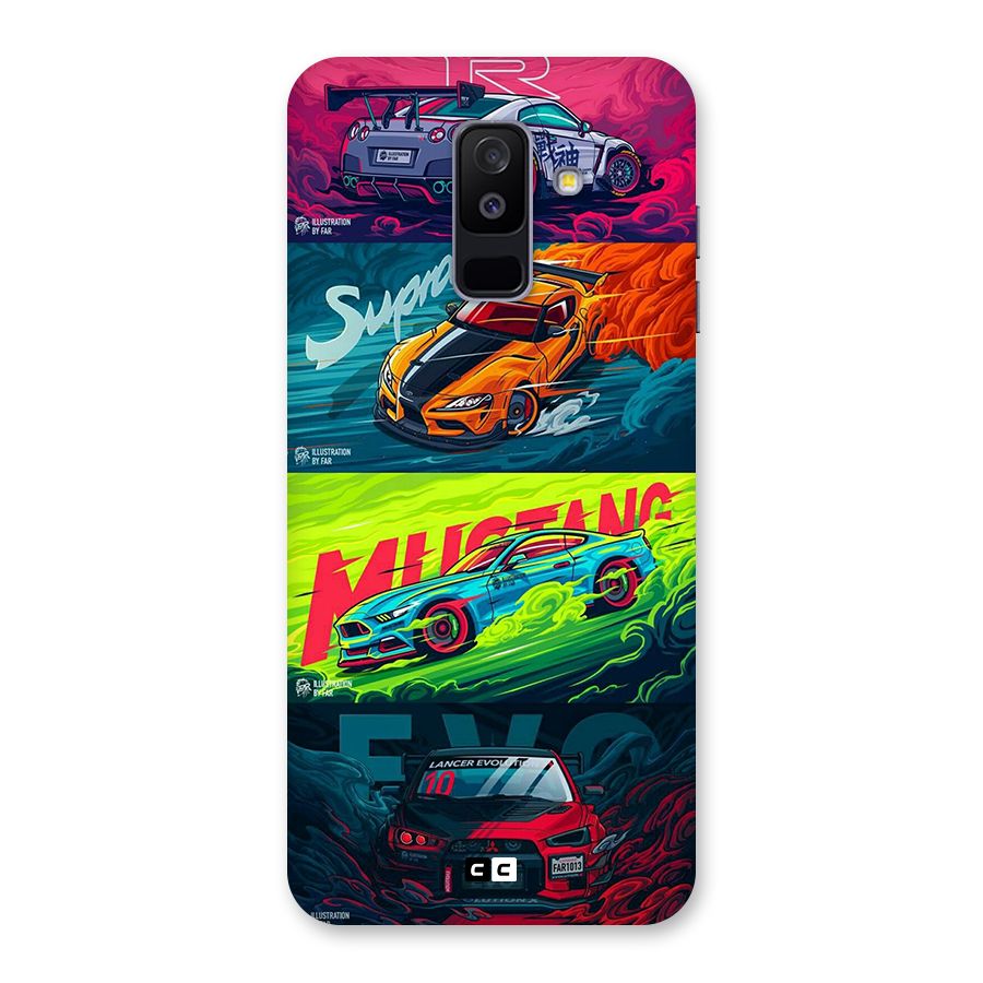 Super Racing Car Back Case for Galaxy A6 Plus