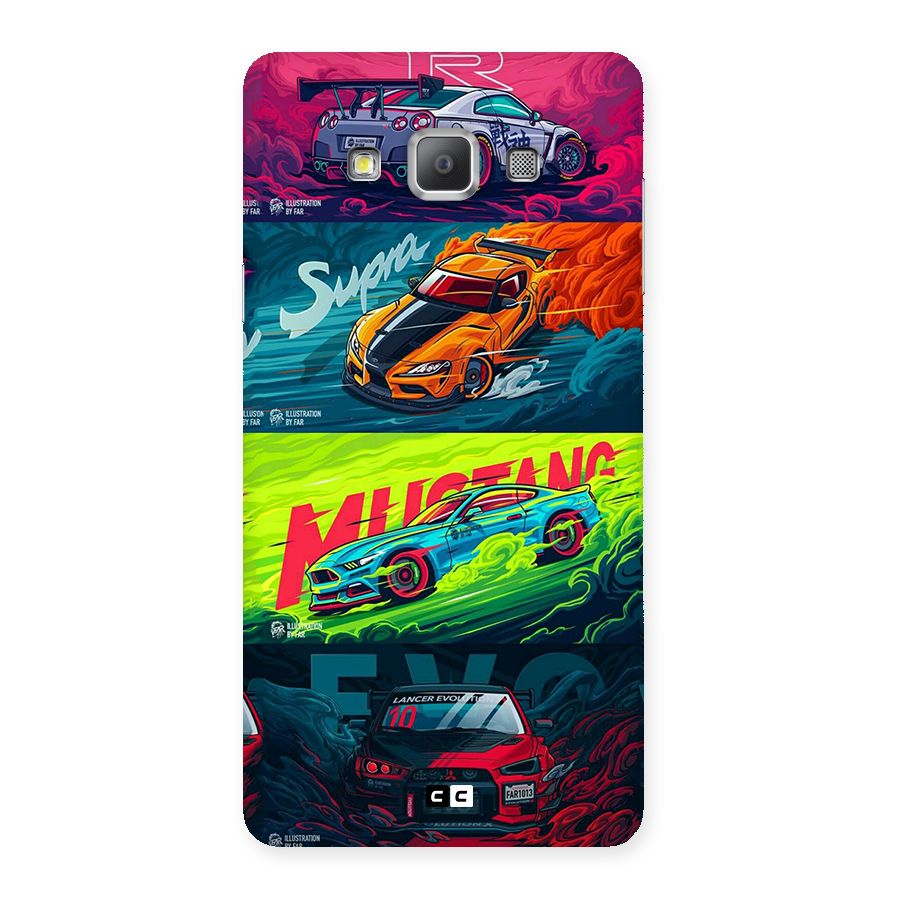 Super Racing Car Back Case for Galaxy A7