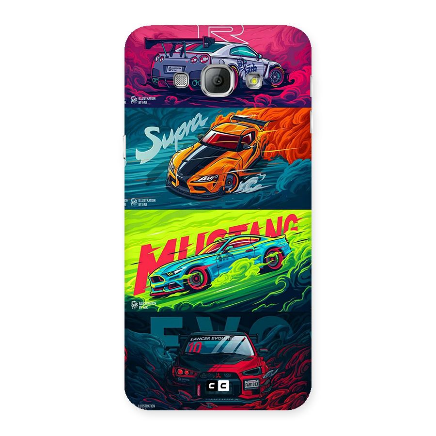 Super Racing Car Back Case for Galaxy A8