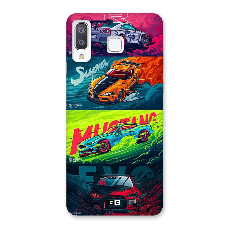 Super Racing Car Back Case for Galaxy A8 Star