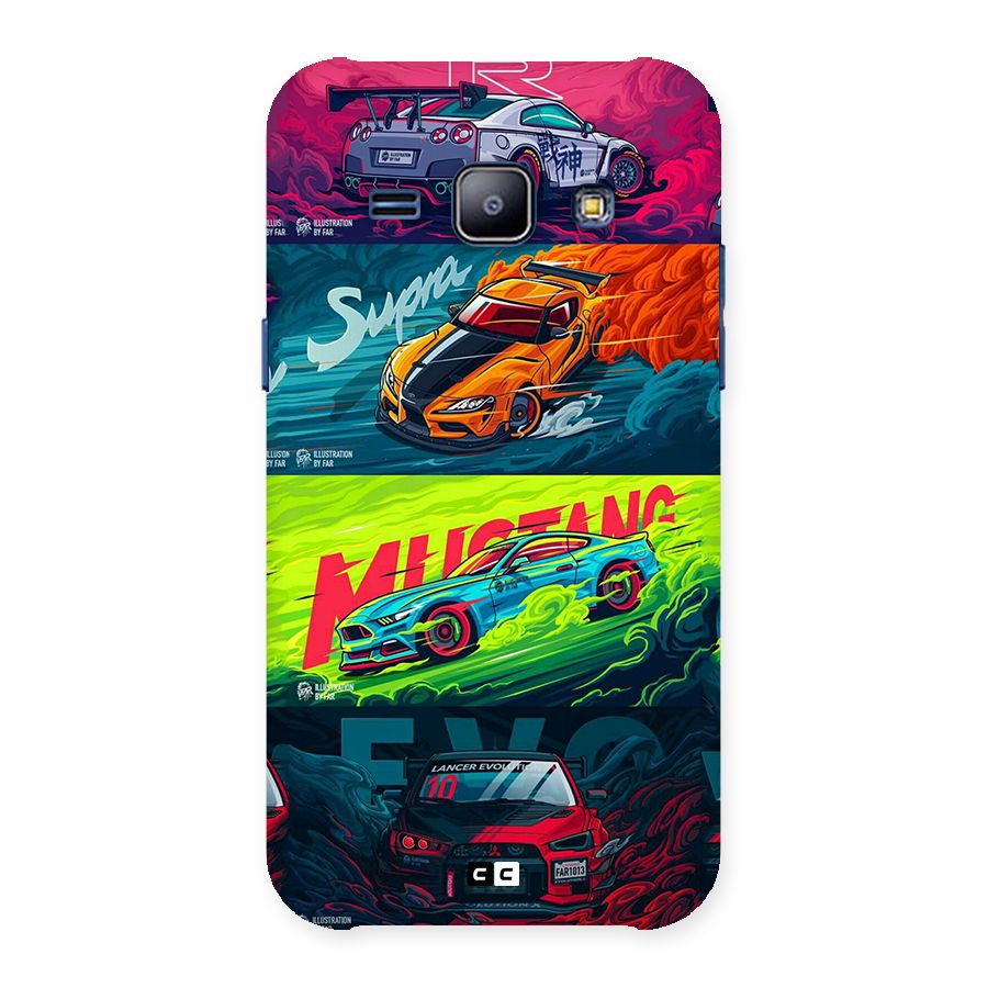Super Racing Car Back Case for Galaxy J1