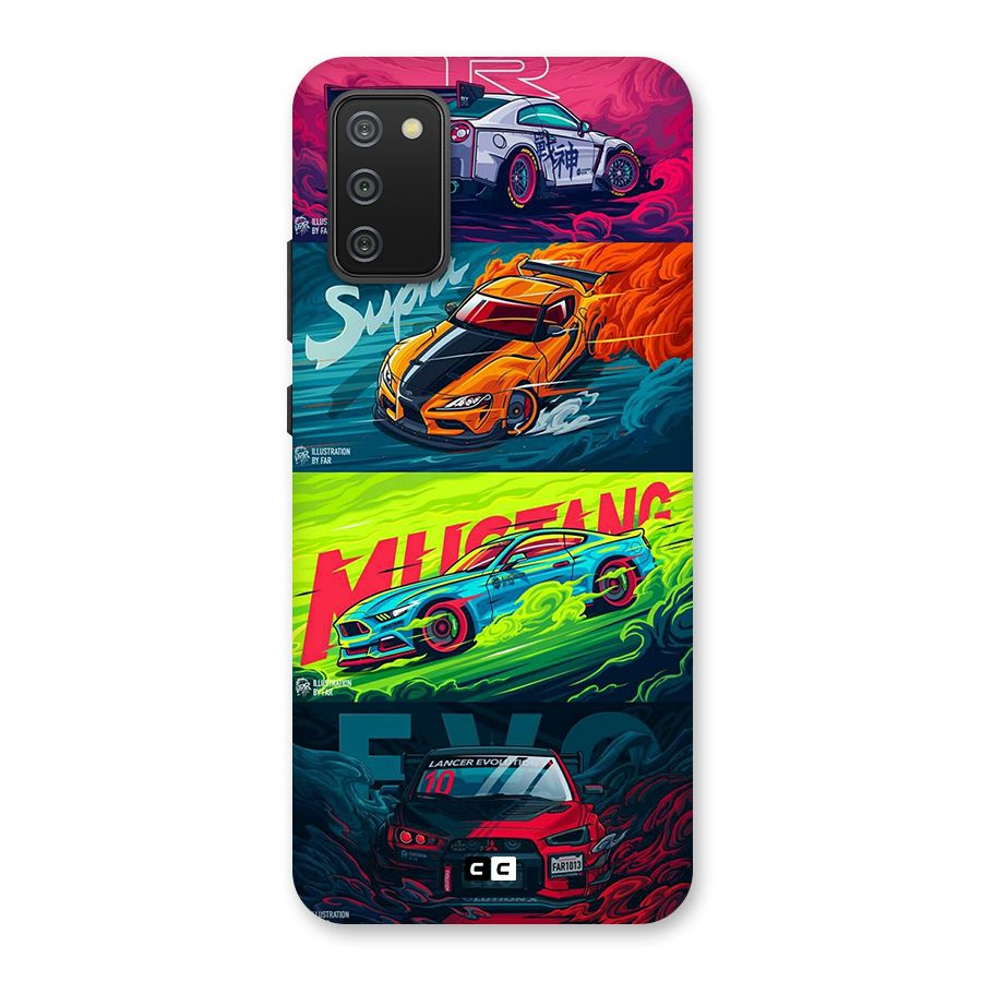 Super Racing Car Back Case for Galaxy M02s