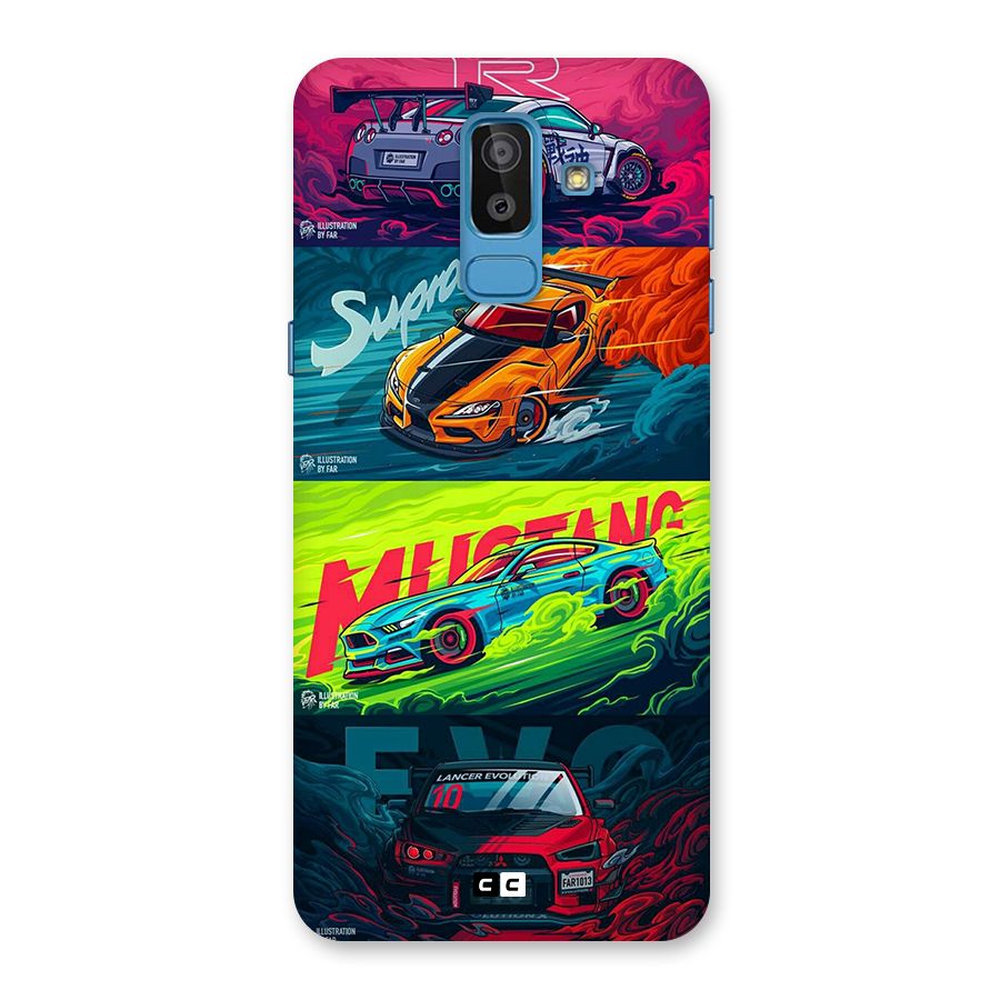 Super Racing Car Back Case for Galaxy On8 (2018)