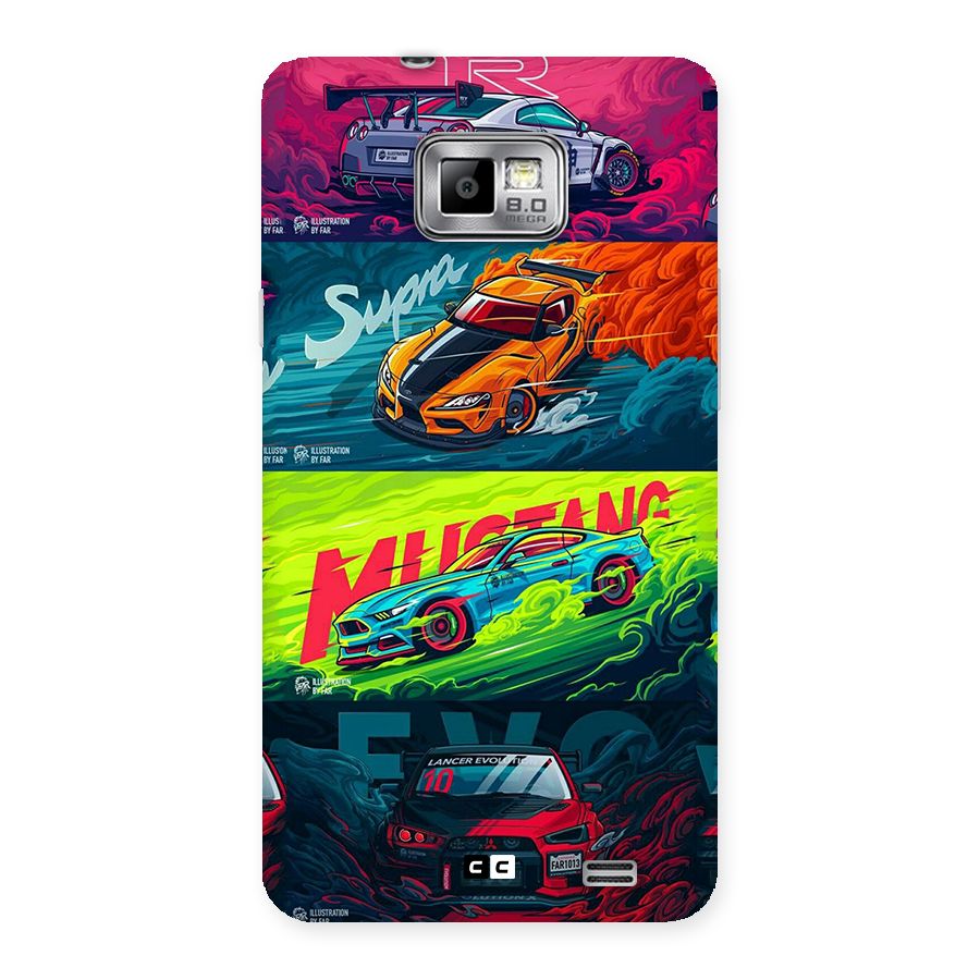 Super Racing Car Back Case for Galaxy S2
