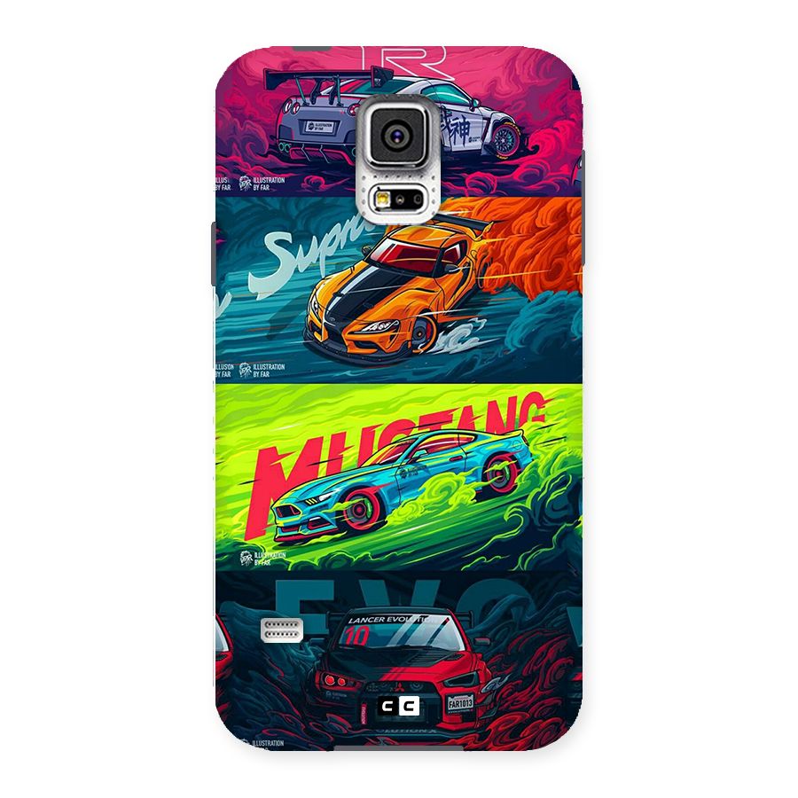 Super Racing Car Back Case for Galaxy S5