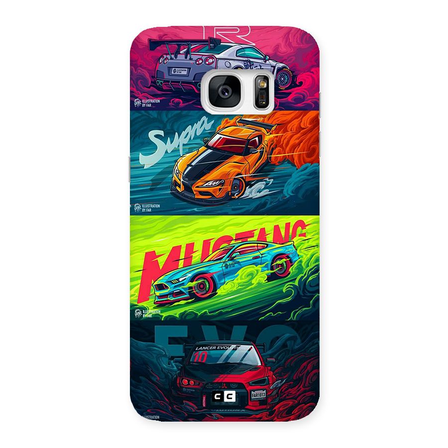 Super Racing Car Back Case for Galaxy S7 Edge