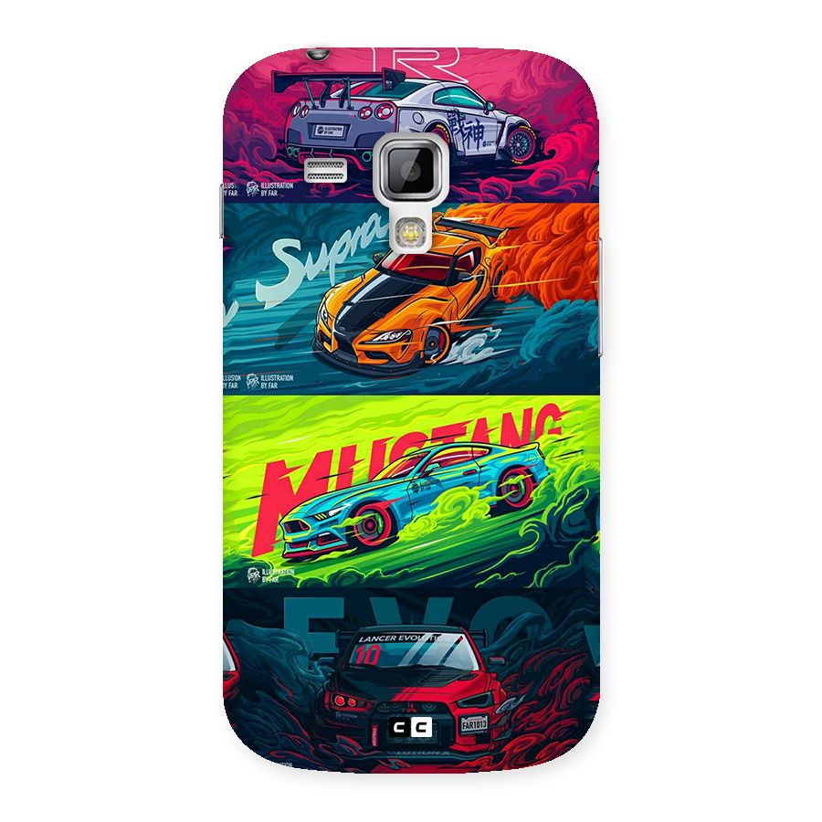 Super Racing Car Back Case for Galaxy S Duos