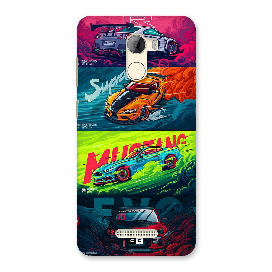 Super Racing Car Back Case for Gionee A1 LIte