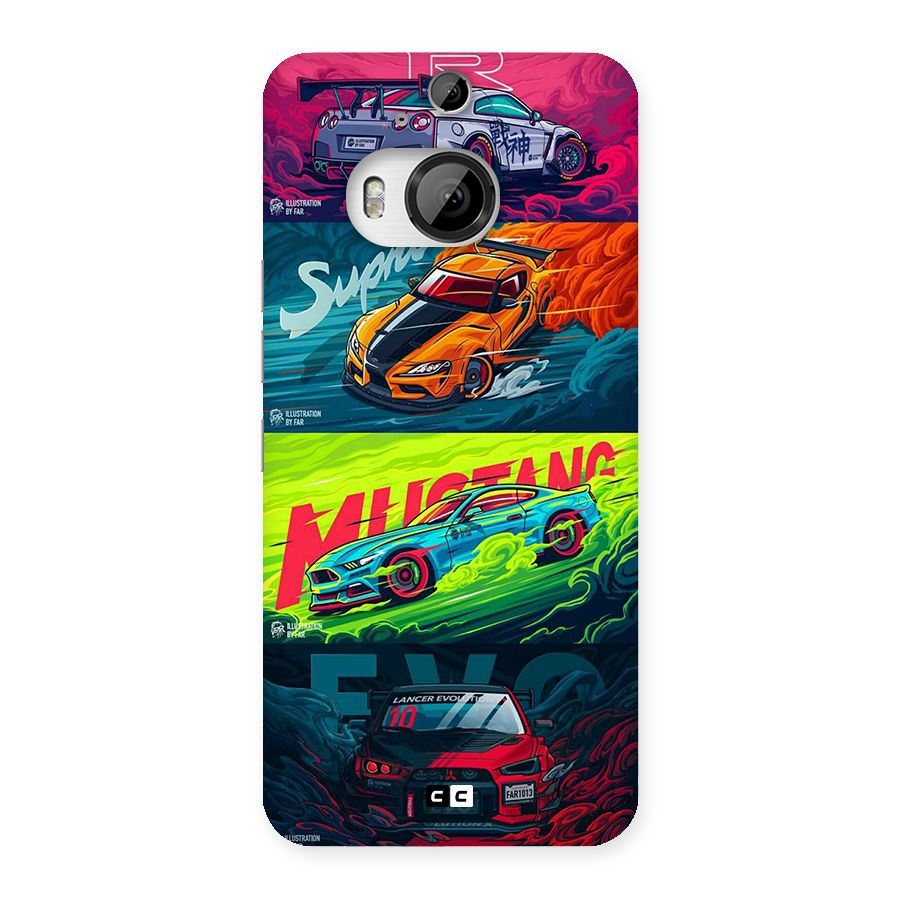 Super Racing Car Back Case for HTC One M9 Plus