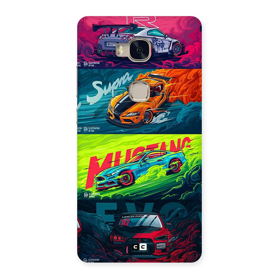 Super Racing Car Back Case for Honor 5X
