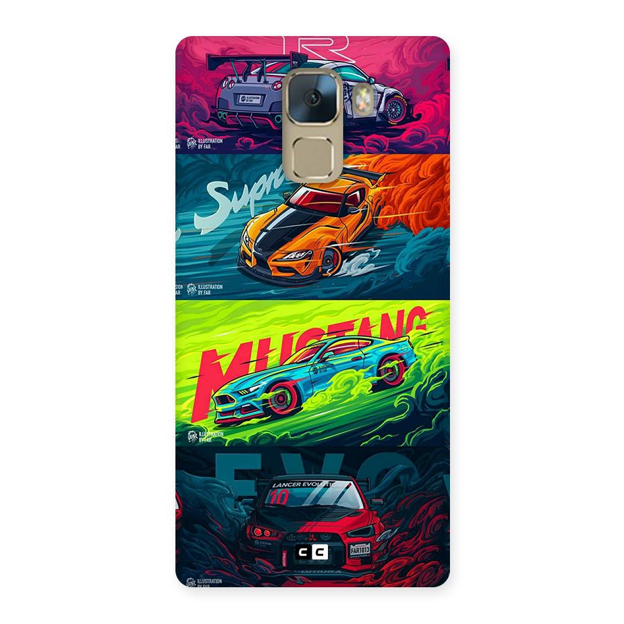 Super Racing Car Back Case for Honor 7