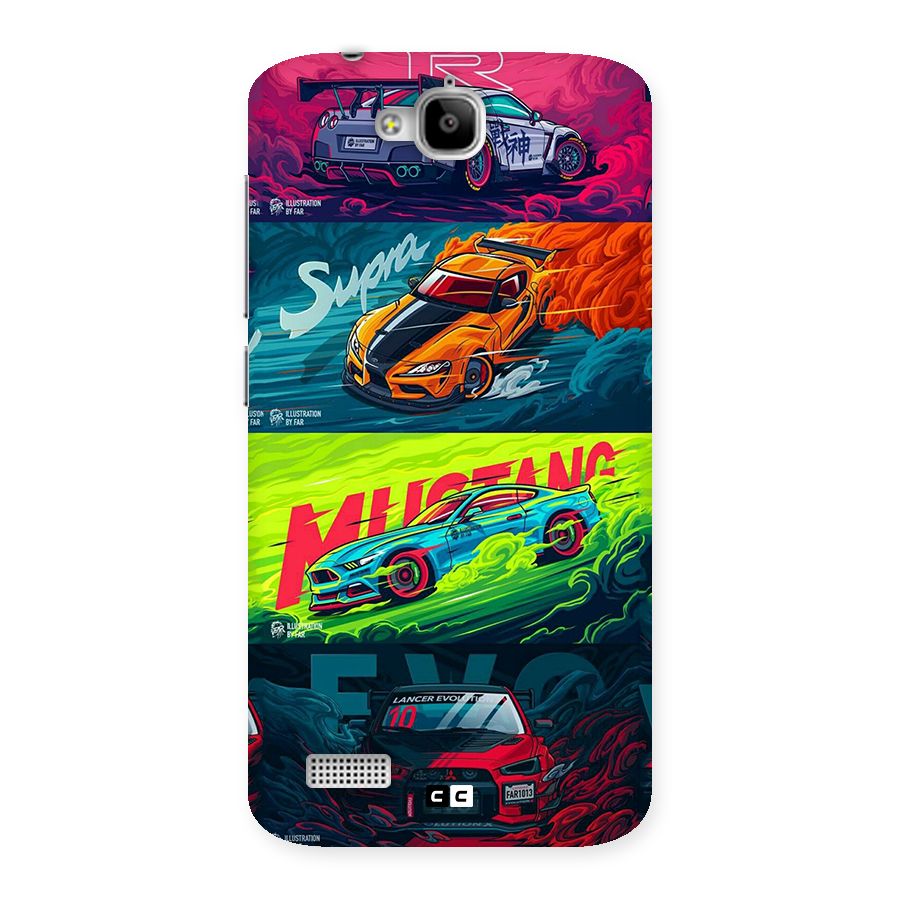 Super Racing Car Back Case for Honor Holly