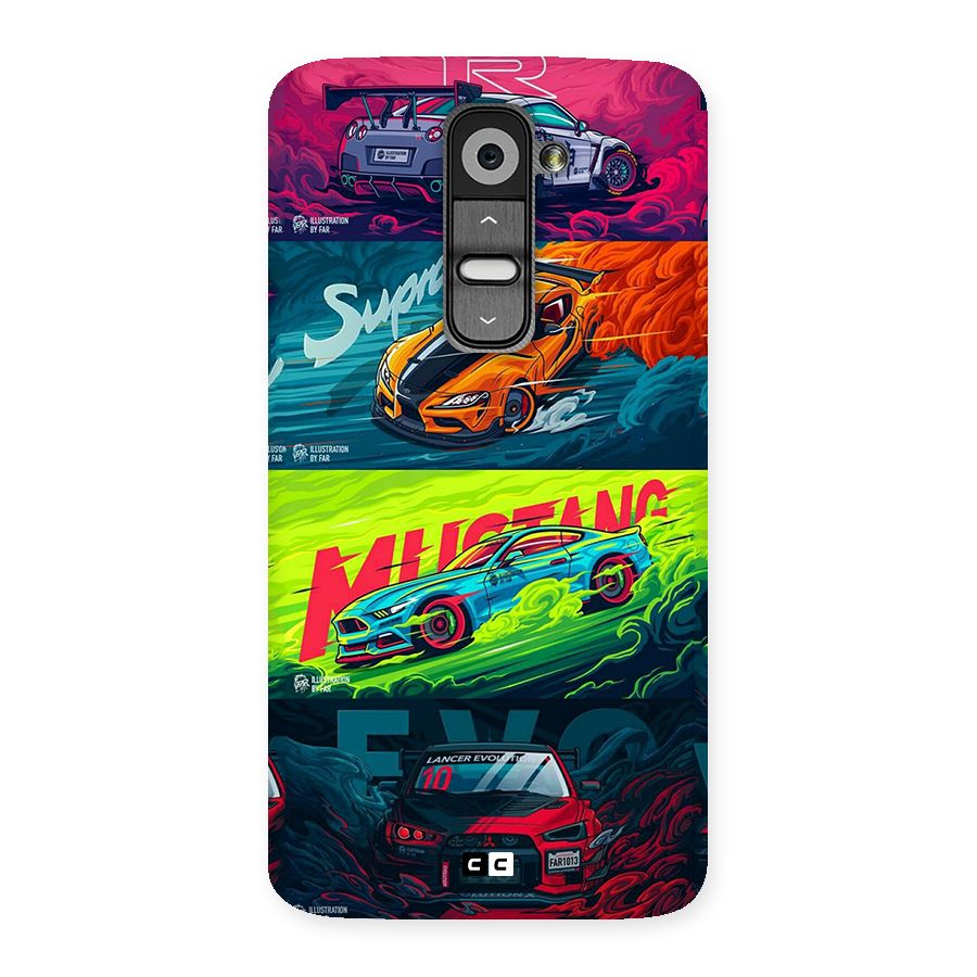 Super Racing Car Back Case for LG G2
