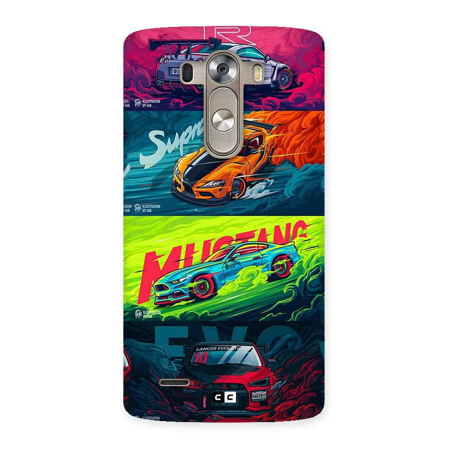 Super Racing Car Back Case for LG G3