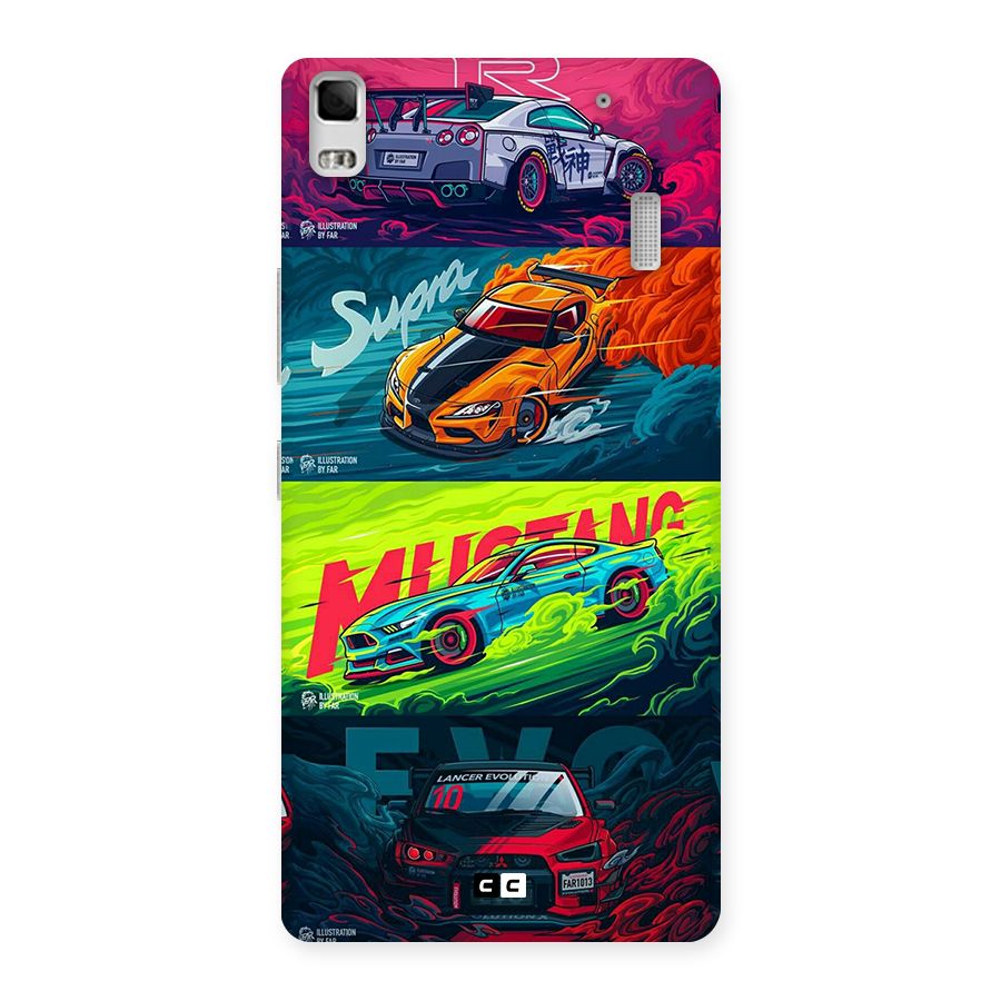 Super Racing Car Back Case for Lenovo K3 Note
