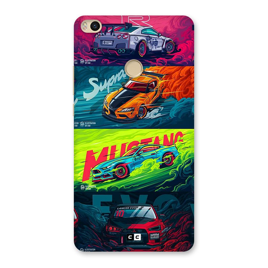 Super Racing Car Back Case for Mi Max 2