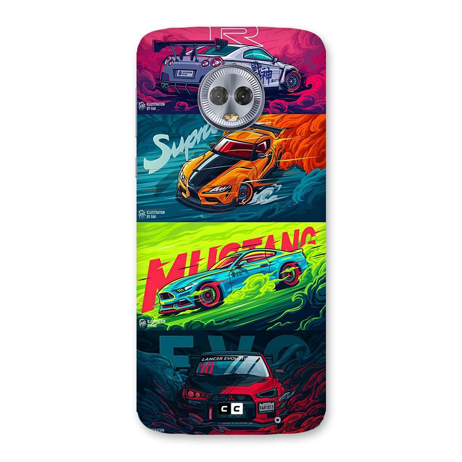 Super Racing Car Back Case for Moto G6 Plus