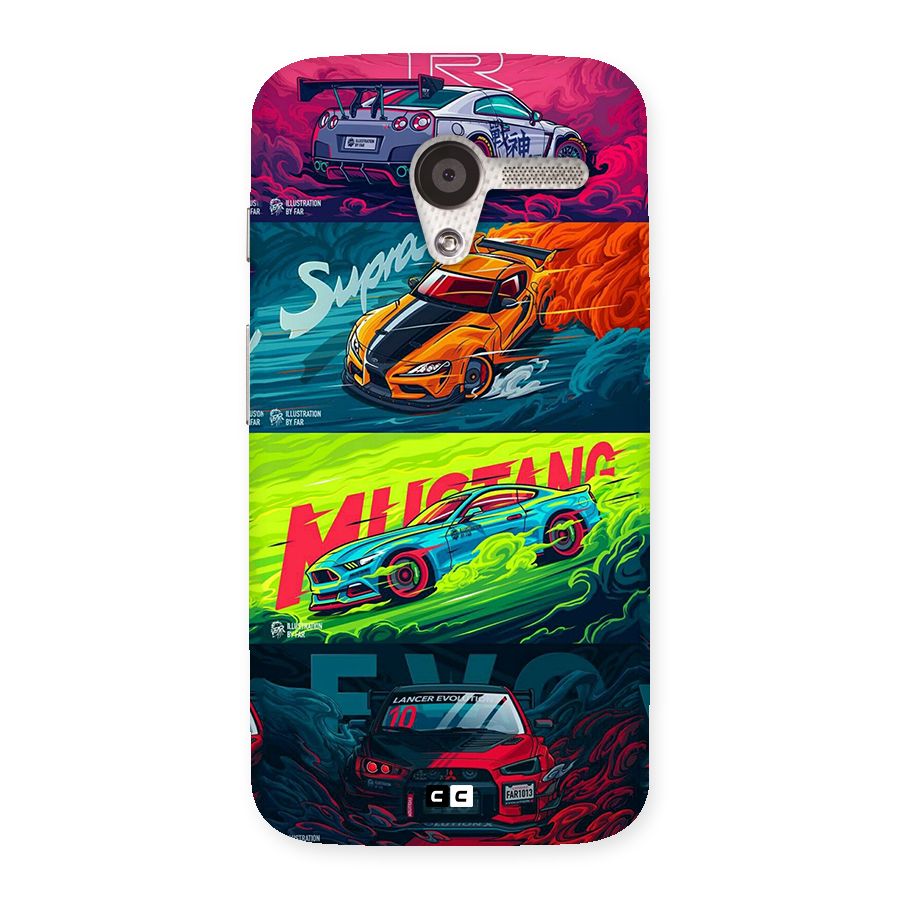 Super Racing Car Back Case for Moto X