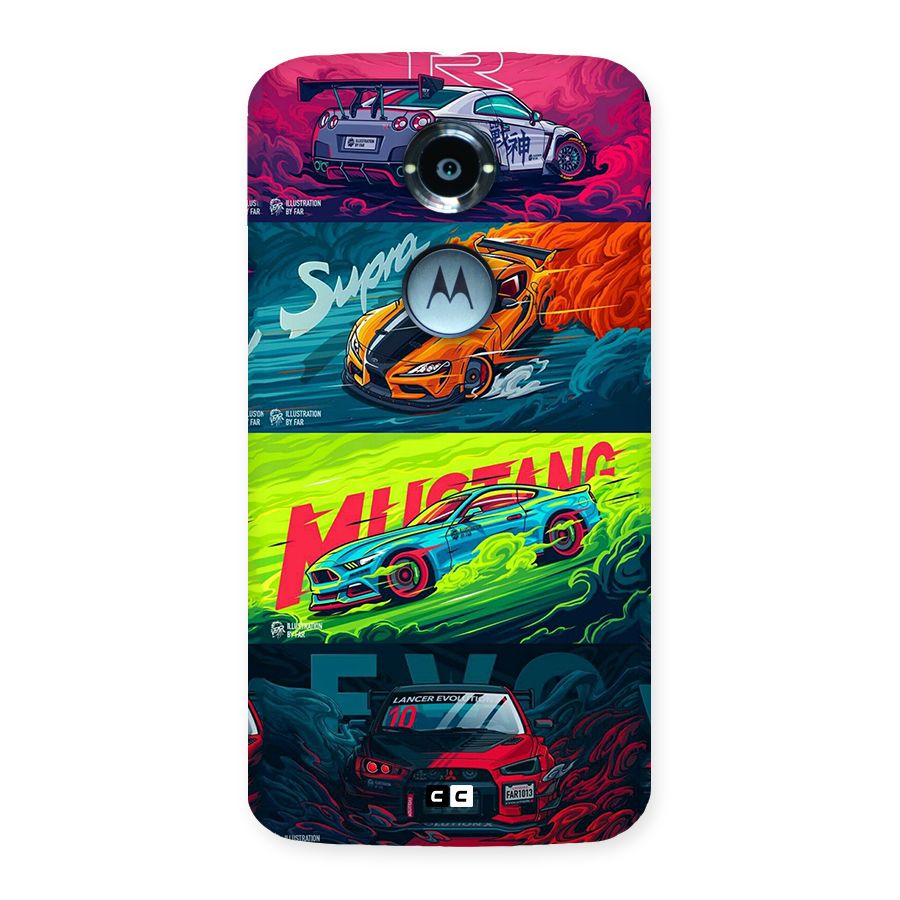 Super Racing Car Back Case for Moto X2