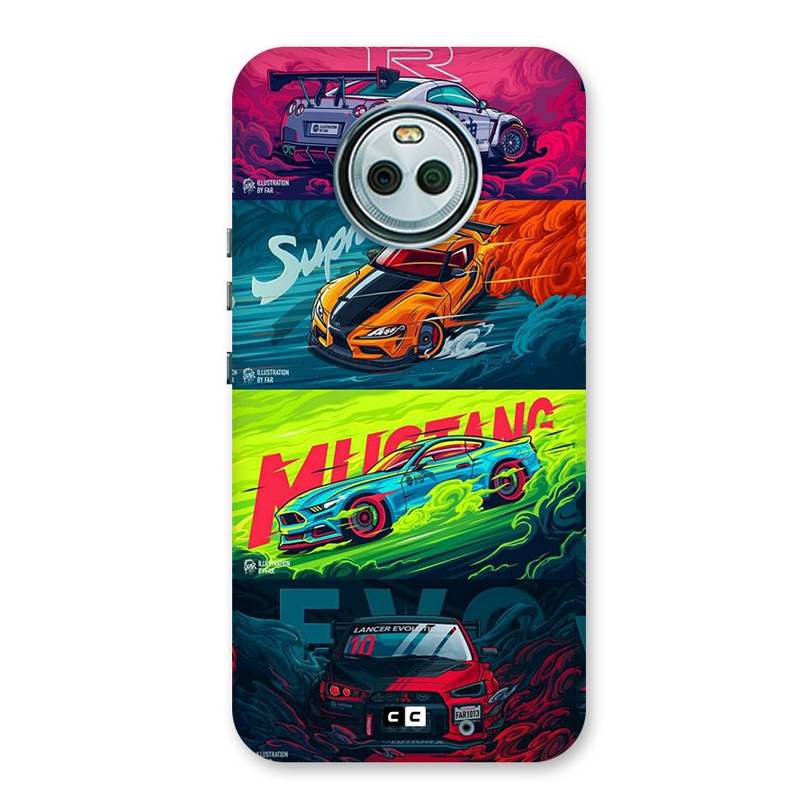 Super Racing Car Back Case for Moto X4