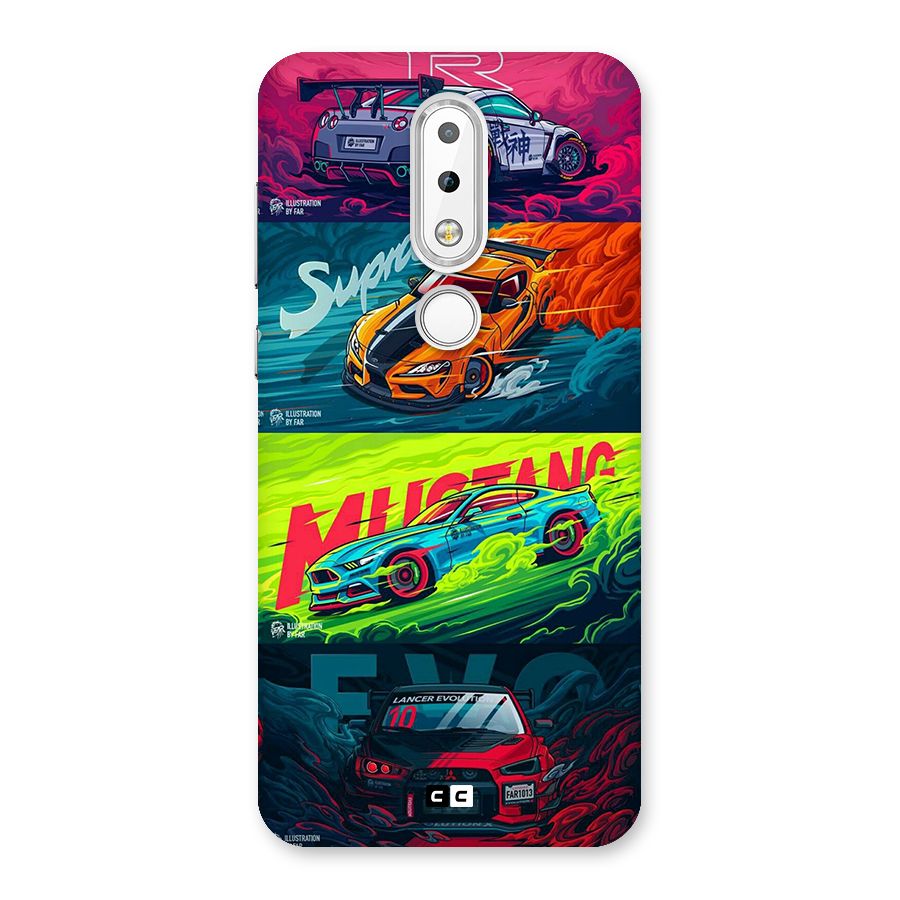 Super Racing Car Back Case for Nokia 6.1 Plus