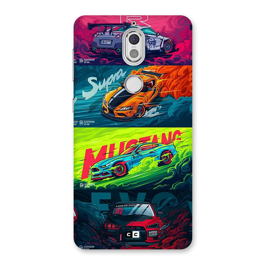 Super Racing Car Back Case for Nokia 7