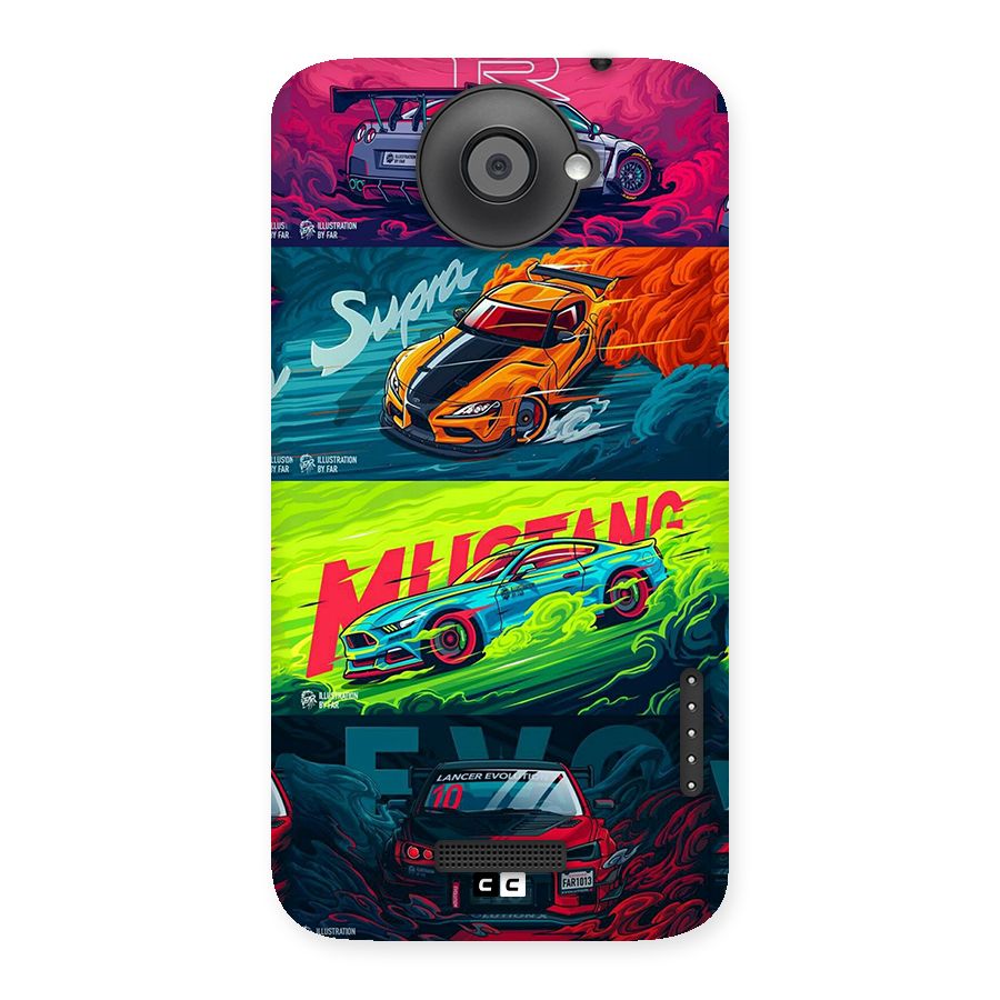 Super Racing Car Back Case for One X