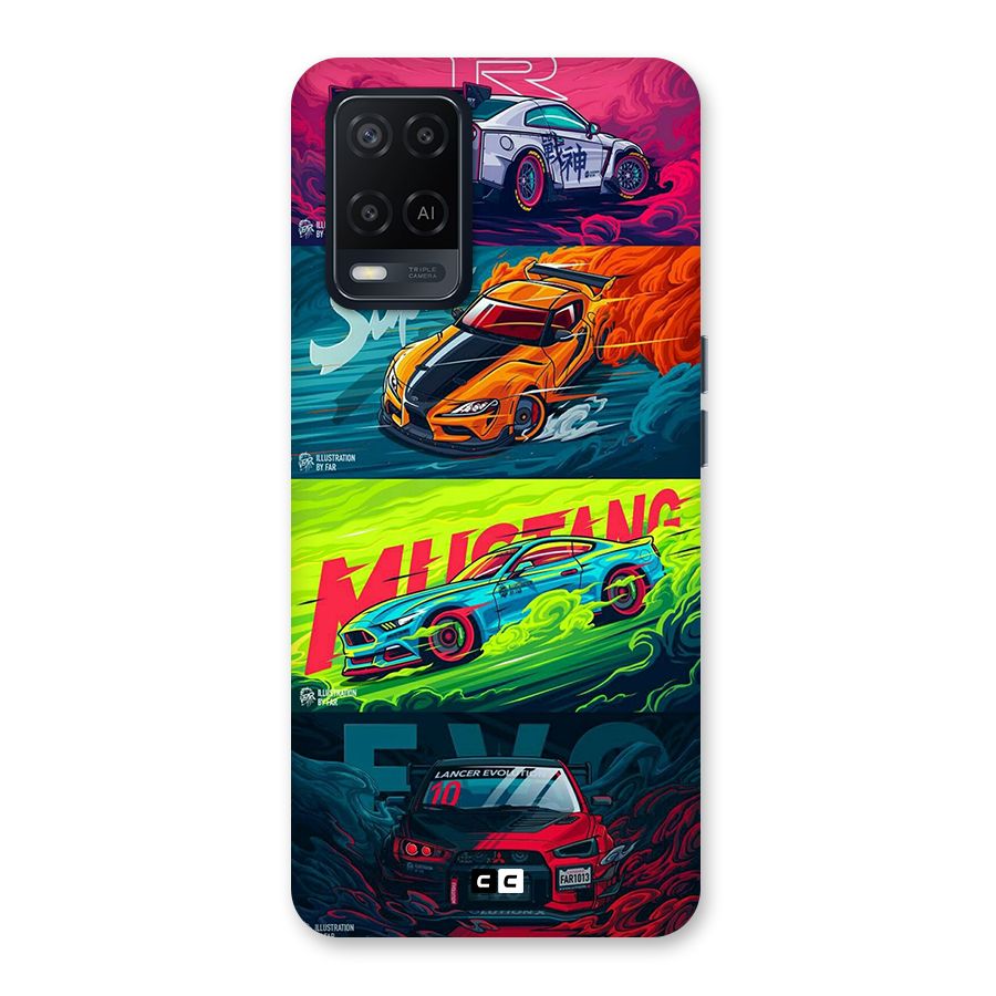 Super Racing Car Back Case for Oppo A54