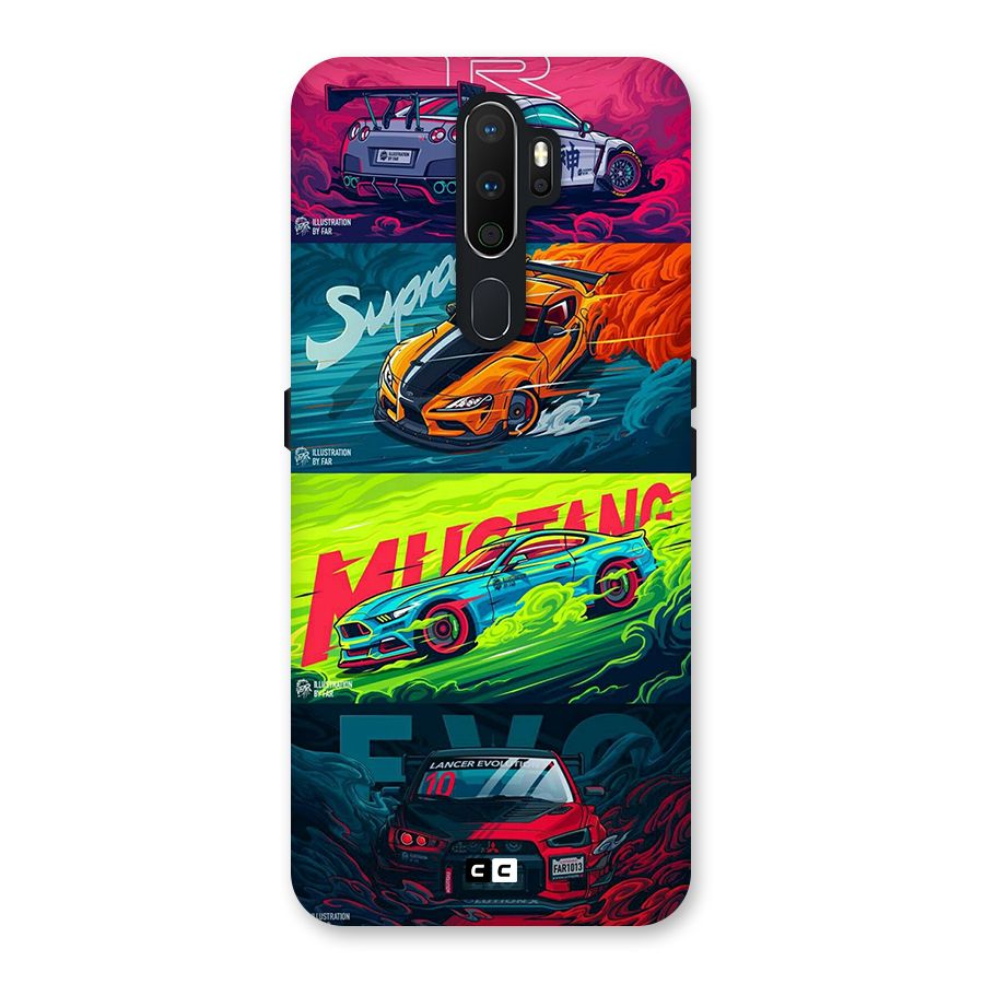 Super Racing Car Back Case for Oppo A5 (2020)