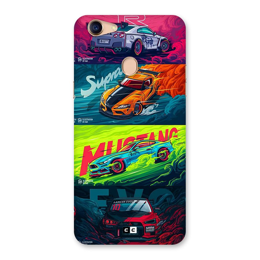 Super Racing Car Back Case for Oppo F5