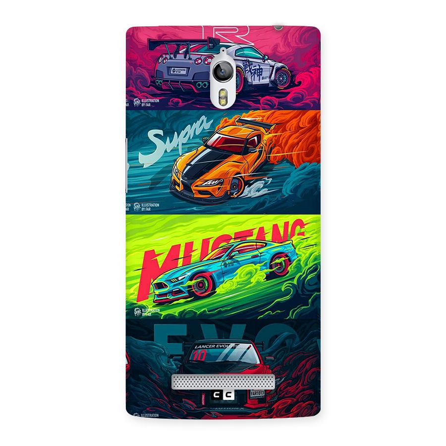 Super Racing Car Back Case for Oppo Find 7